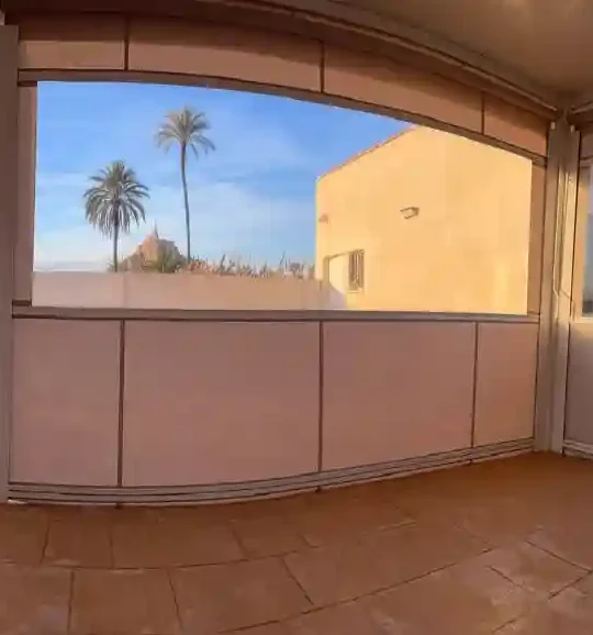 toldos verticales con guias